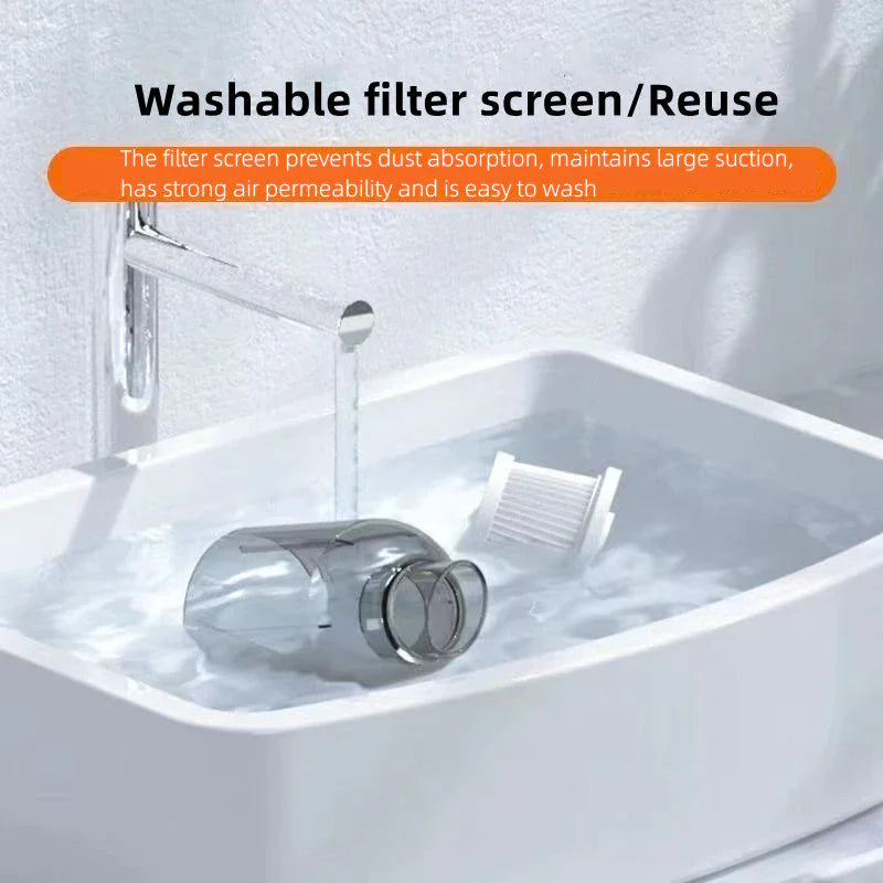 Orviant Home™ AeroVac 120W — Cordless Mini Vacuum