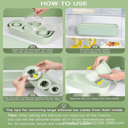 Orviant™ PureCube Silicone Ice Tray